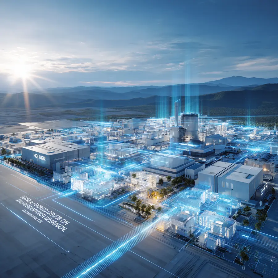 South Korea SMR Small Modular Reactor facility powering AI data centers - nuclear energy strategy